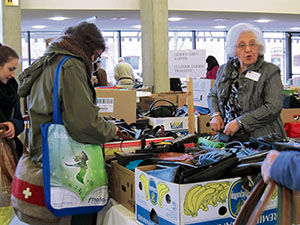 Photo by Petra Lessoing The German-American and International Women’s Club Kaiserslautern offers a wide variety of merchandise at its annual Pfennig Bazaar. They are asking for clothes and other donations to be dropped off by Feb. 26 and 27 at the Gartenschau event hall in Kaiserslautern.