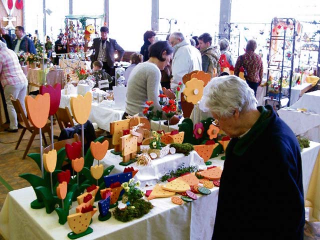 Courtesy photo Visitors to the Easter market in Niederkirchen can admire a large variety of Easter decorations Sunday.