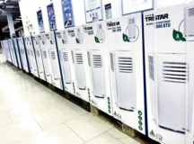 Army and Air Force Exchange Services (AAFES) is gearing up for a hot summer in Germany by having numerous portable air conditioners on sale at their main store at Ramstein Air Base and the store in the Baumholder Military Community. As of May those living in Baumholder Military Housing are allowed one air conditioner per housing unit.