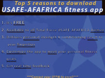 Uniformed Total Force Airmen assigned to U.S. Air Force in Europe and Air Forces Africa can enroll in a commercial fitness application free of charge using their personal cell phones beginning June 25. The fitness app delivers a personal strength and conditioning coach where traditional resources are unavailable and should complement existing capabilities to improve the fitness and readiness culture of USAFE-AFAFRICA.