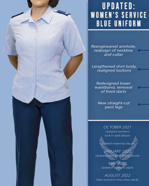 Air Force releases additional dress, appearance changes ...