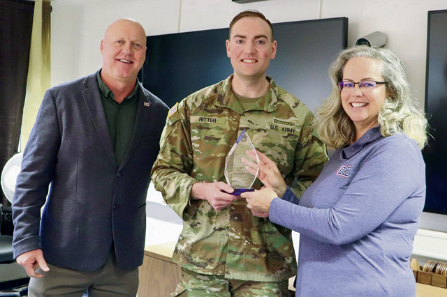 USO names 409th Contracting Support Brigade Soldier as 2024 volunteer of the year